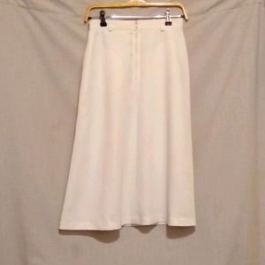 Vintage panther cream woman skirt